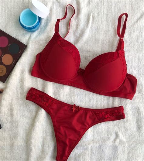 Lingerie Vermelha Lingerie Feminina Nunca Usado Enjoei
