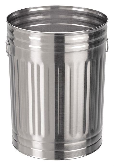 Grainger Galvanized Steel Open Top Trash Can 2pyw62pyw6 Grainger