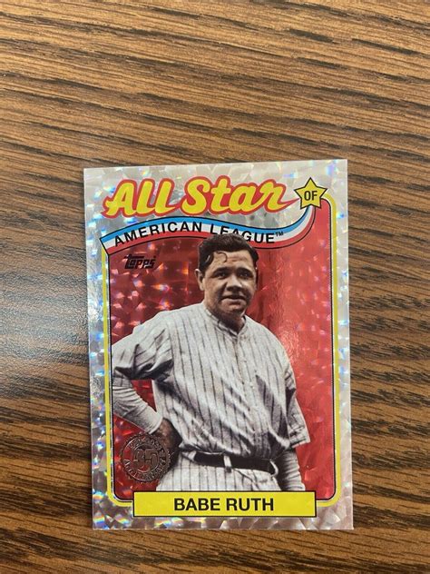 2024 Topps Series 2 89 Topps Baseball All Stars Foilboard 89ASB 17 Babe Ruth EBay