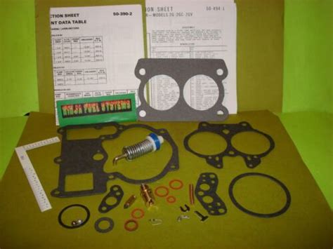 Carburetor Rebuild Kit Rochester 2gv 2gc Mercury Marine 17057139 17080350 Ebay