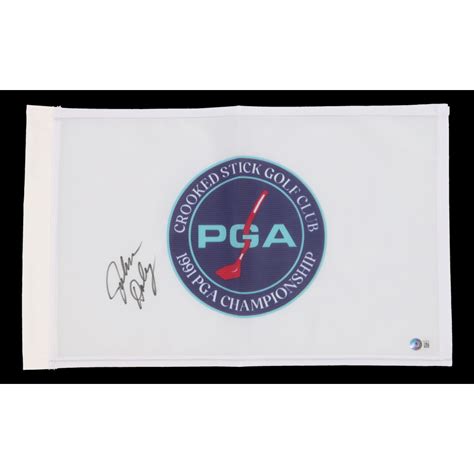 John Daly Signed 1991 PGA Championship Flag (Beckett) | Pristine Auction