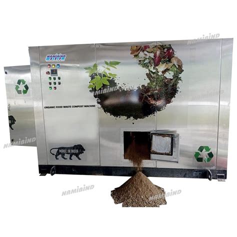 304 Stainless Steel Food Waste Composting Machine Fully Digested