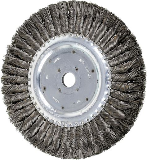 Pferd 81698 Standard Twist Knot Wheel Brush Carbon Steel Wire 8 Diameter 34