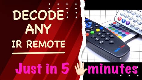 Decode Any Ir Remote Using Arduino Easy Way Youtube