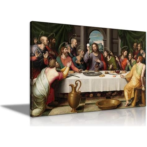 Buy Leonardo Da Vinci The Last Supper Picture Of Jesus Christ Wall Art