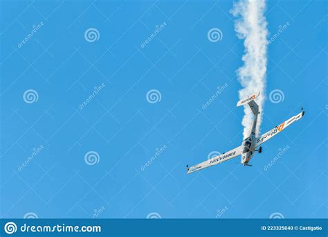 Leszno Poland June 19 2021 The Aerobatic Team Orlik PZL 130