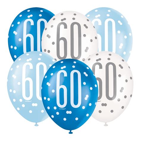 60th Birthday Balloons & Decorations - Quality Cake Company