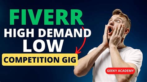 Fiverr Low Competition Gigs High Demand Low Competition Fiverr Gigs