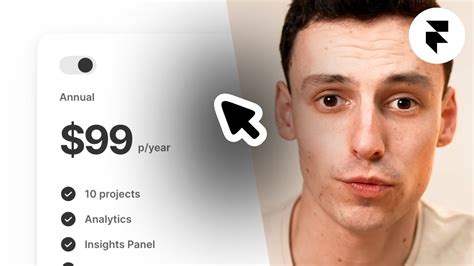 Framer Tutorial Interactive Pricing Cards Youtube