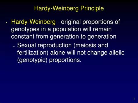 Ppt Hardy Weinberg Principle Powerpoint Presentation Free Download Id 6185359