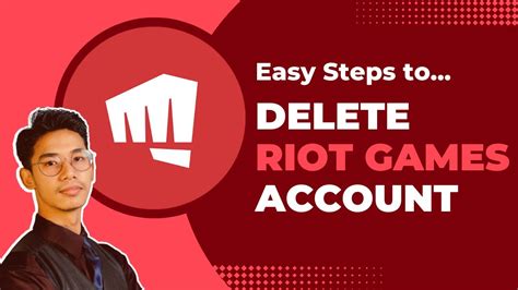 How To Delete Riot Games Account Youtube