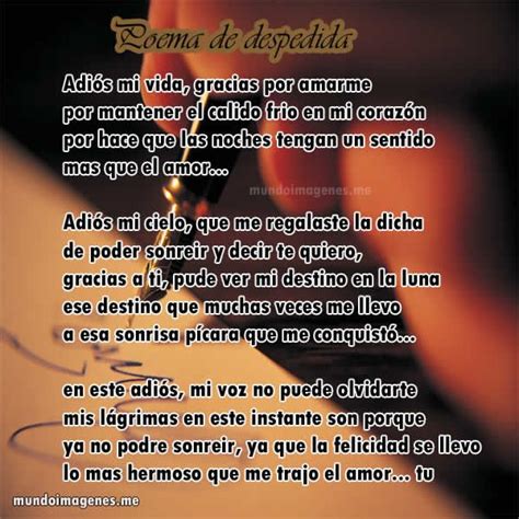 LINDOS POEMAS DE DESPEDIDAS DE AMOR IMPOSIBLE IMÁGENES DE AMORALIN