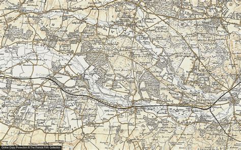 Historic Ordnance Survey Map of Bovington Camp, 1899-1909