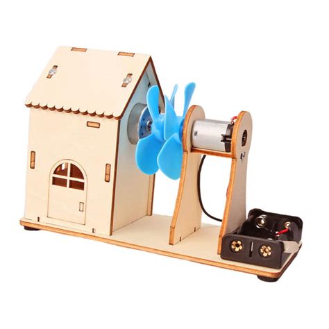 DIY игрушки ветряной генератор небольшой двигатель 15,5 см х 6,5 см х ...