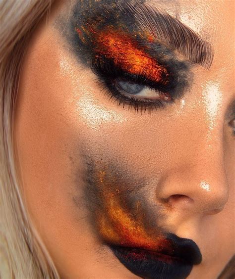 Leo Fire Sign Makeup Look