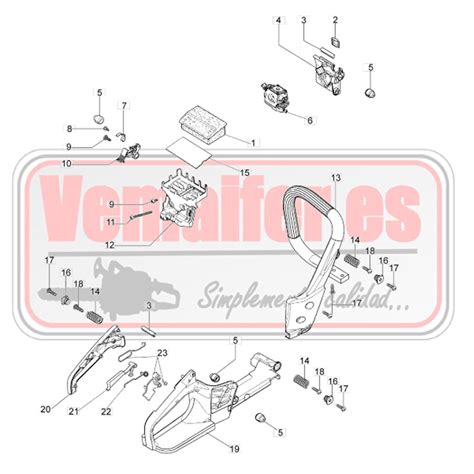 Recambios Oleo Mac Gs C Empu Adura Y Filtro De Aire