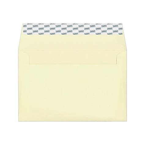 Staples® EasyClose Invitation Envelopes, Ivory, 100/Box at Staples