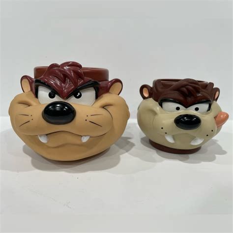 Warner Bros Kitchen Taz Tasmanian Devil Mug Plastic Coffee Cups