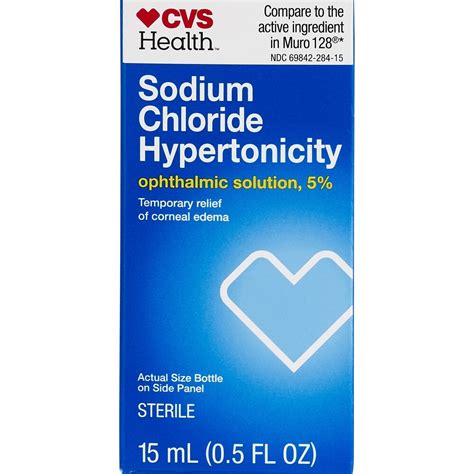 Cvs Health Sodium Chloride Hypertonicity Ophthalmic Solution