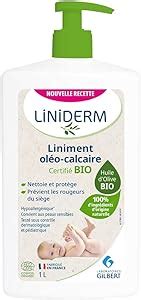 Liniderm Liniment Oléo Calcaire Bio Flacon Pompe 1 L Amazon fr Bébé