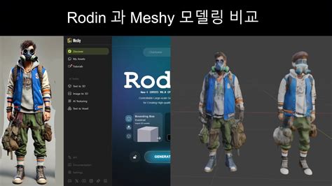 Rodin Meshy Ai Youtube