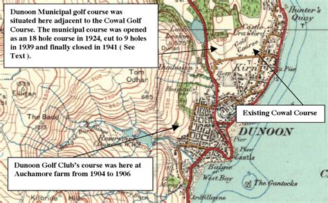 forgottengreens  golf history website dunoon municipal
