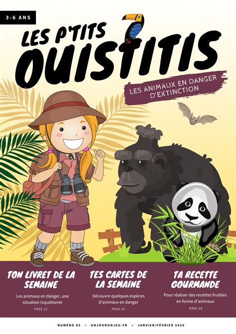 Les P Tits Ouistitis Au Secours Des Animaux En Danger Un Jour Un Jeu