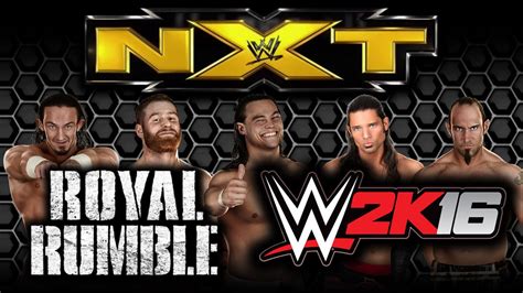 WWE 2K16 20 Man Royal Rumble For NXT Title YouTube