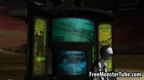 3d Babe Sucks Cock And Gets Fucked By An Alien