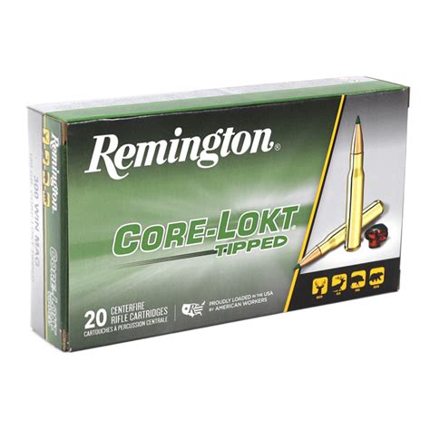 Remington Core Lokt 300 Winchester Magnum Ammo 180 Grain Polymer Tip