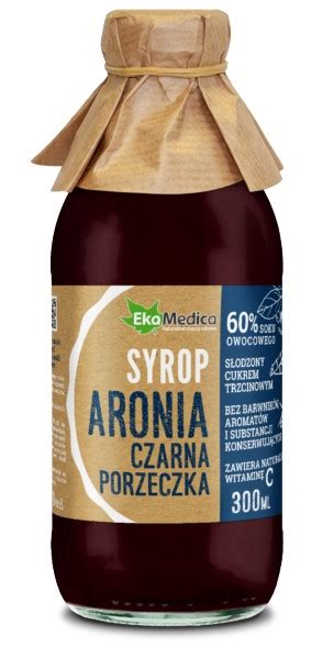 Ekamedica Syrop Aronia Czarna porzeczka 300Ml Dobre Ziołko