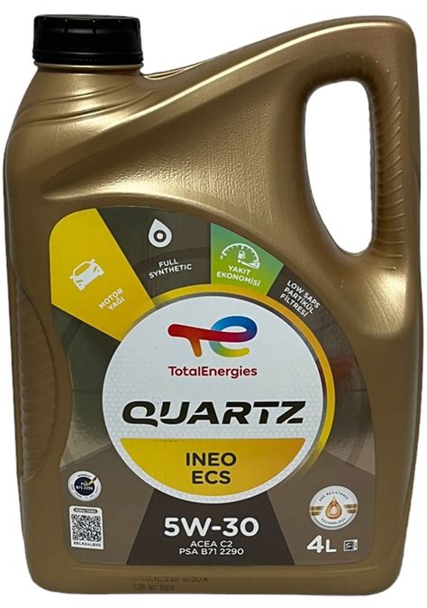 Total Energies Quartz Ineo Ecs W Tam Sentetik Motor Ya L