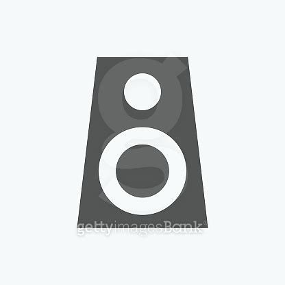 Audio speakers icon stock vector illustration flat design 이미지