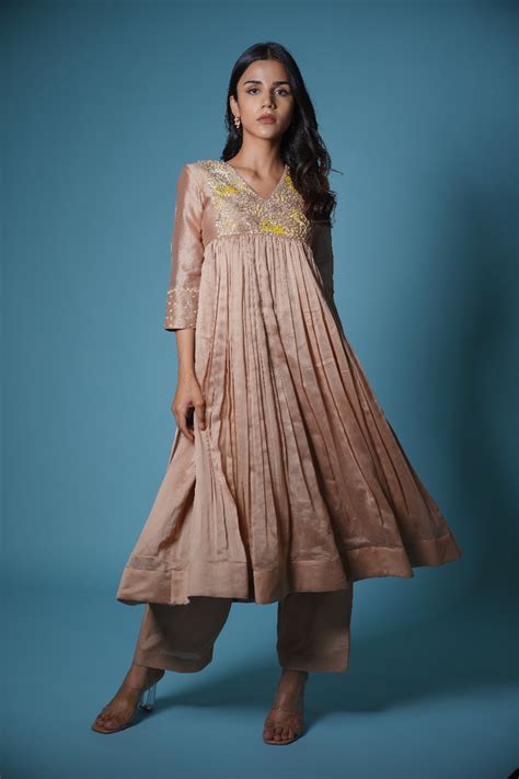 Nude Brown Varuni Couture