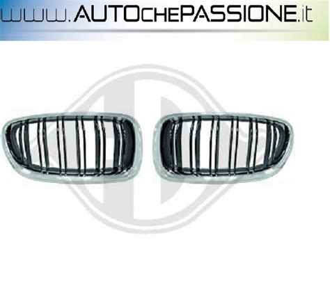 Coppia Griglie Cromate Per Bmw Serie F F Cod