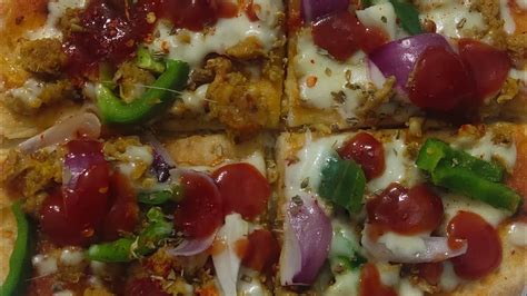 Chicken Pizza Recipe How To Make Chicken Pizza At Home Youtube