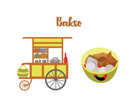 Premium Vector Indonesian Street Food