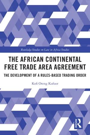 PDF The African Continental Free Trade Area Agreement By Kofi Oteng