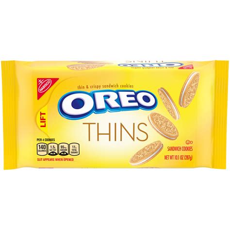 Nabisco Oreo Thins Golden Sandwich Cookies Shop Cookies At H E B