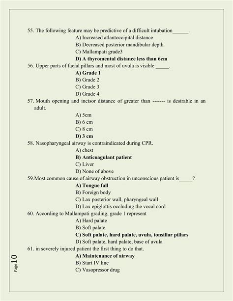 Anesthesia Complications Mcqs By Israr Ysfz Pdf