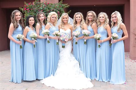 Cornflower Blue Bridesmaid Dresses Wedding Bridesmaid Dresses Romantic Bridesmaid Dresses