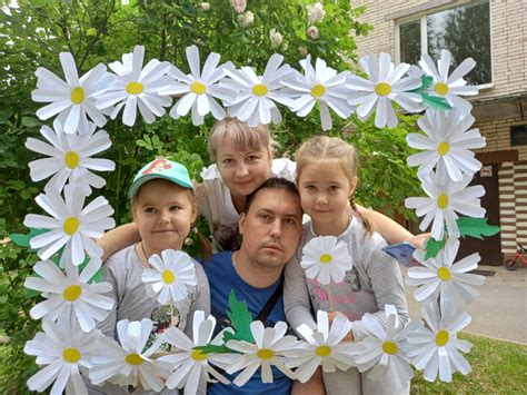 Шаблон ромашка ко дню семьи - 44 фото