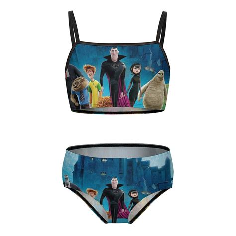 Hotel Transylvania Girls Bikini Swimsuits Two Piece Beach Bathing Suit Swimwear 8 10Y 130cm