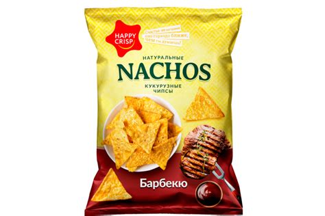 Чипсы кукурузные «HAPPY CRISP» со вкусом Барбекю, 75 г – купить по ...