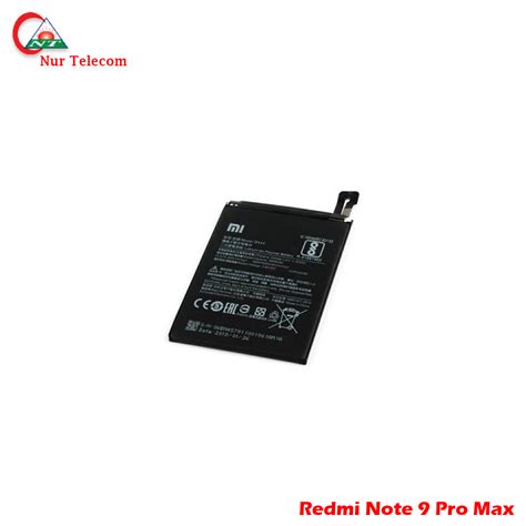 Original Xiaomi Redmi Note 9 Pro Max Battery price in BD - Nur Telecom