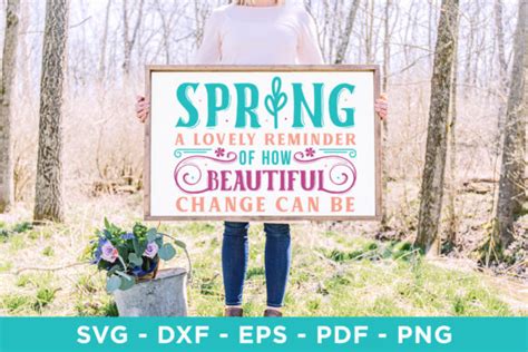 Spring Farmhouse Sign SVG Farmhouse SVG Graphic By CraftlabSVG