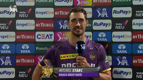 Watch Kkr Vs Srh Pre Match Interview Mitchell Starc Video Online Hd