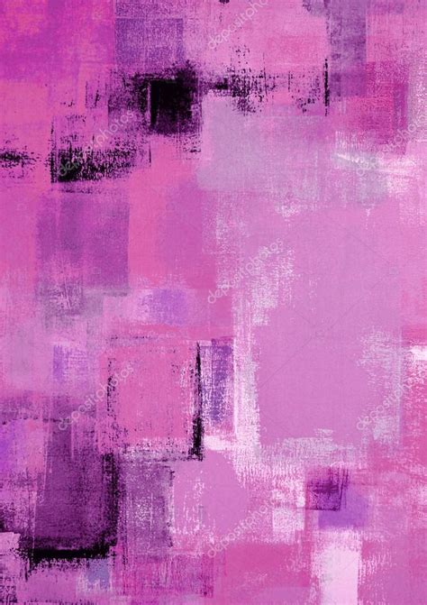 Pink Abstract Art Painting — Stock Photo © t30gallery #89908626