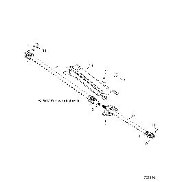 Transmission Arbre Propulsion Avant Pour Rzr Xp Turbo Esprit