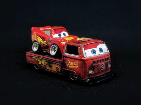 Lightning Mcqueen Cars Decals Custom Hot Wheels